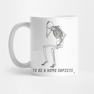 To be a homo sapiens Mug